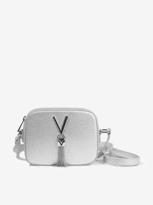 Valentino Girls Divina Crossbody Bag in Silver (17cm)