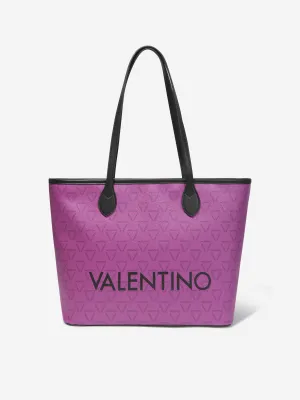 Valentino Girls Liuto Tote Bag in Purple