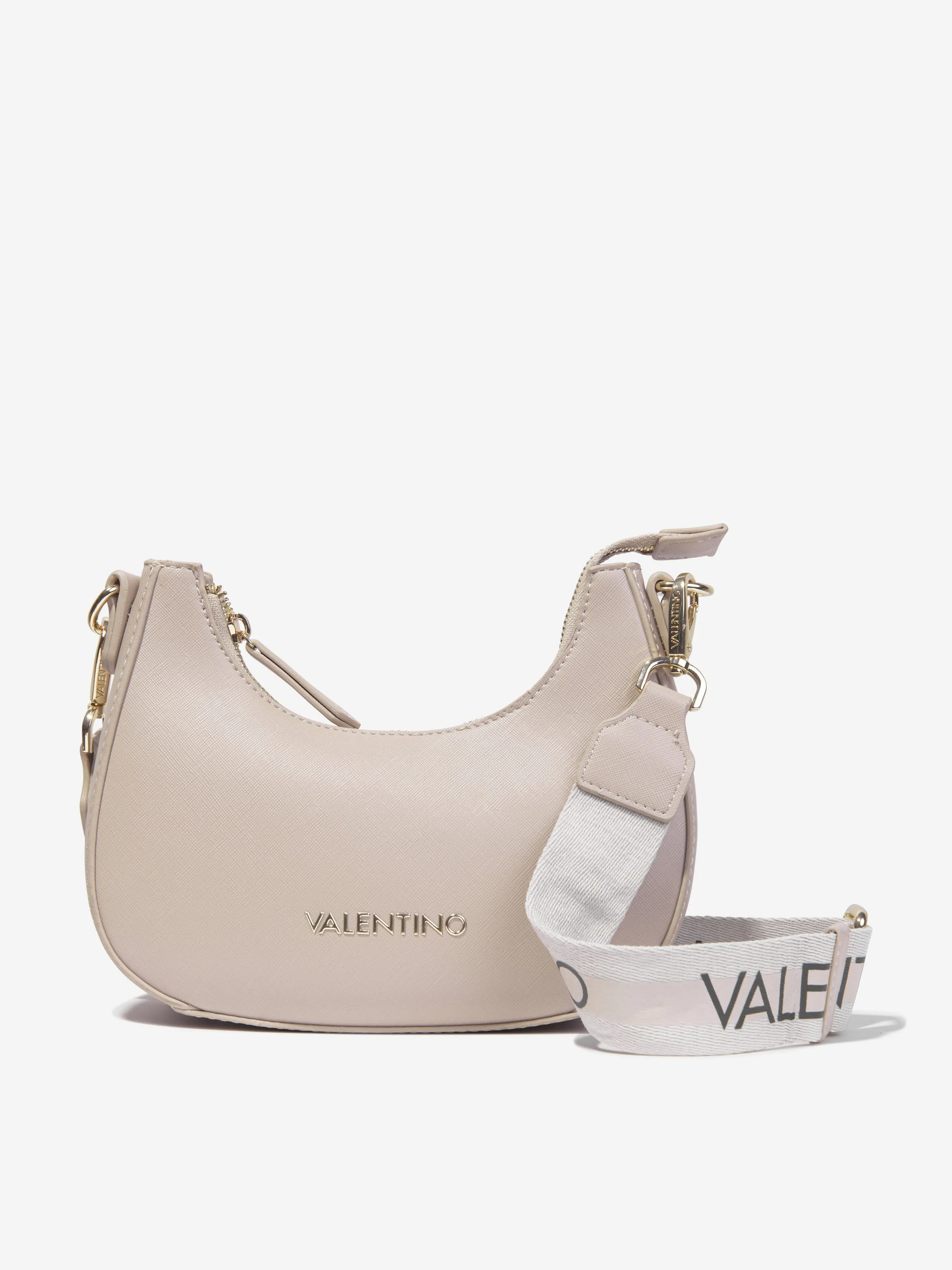 Valentino Girls Zero Hobo Bag in Beige (W: 6cm)