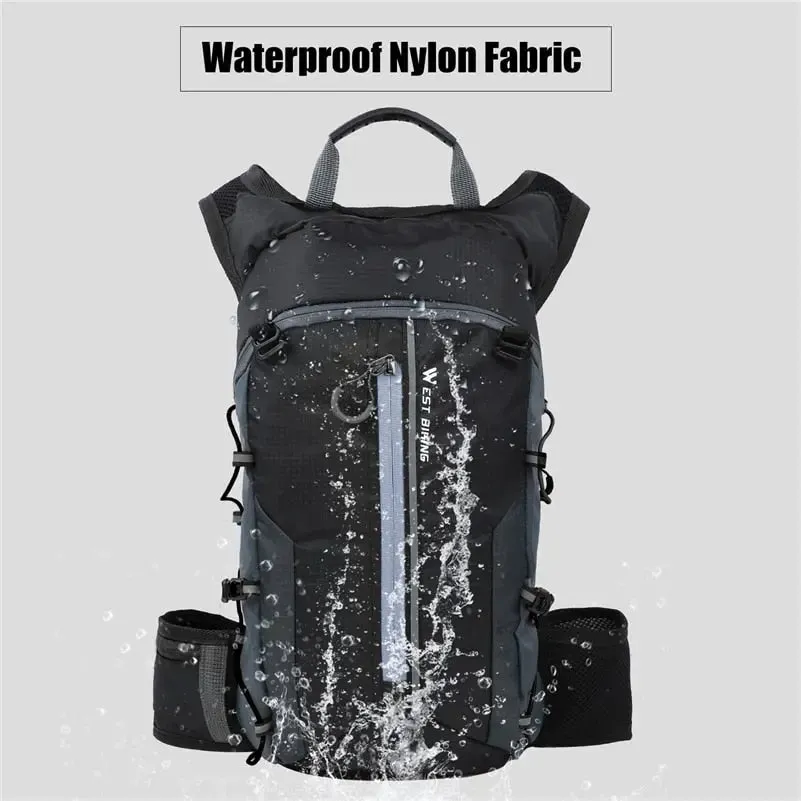 WEST BIKING Bike Bags Portable Waterproof Backpack 10L Cycling Water Bag Outdoor Sport Climbing Hiking Pouch Hydration Backpack